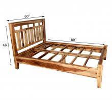 QUEEN ROSEWOOD BED
