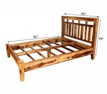 QUEEN ROSEWOOD BED