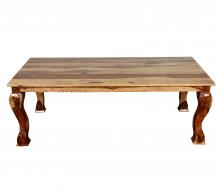 CARVED ROSEWOOD DINING TABLE