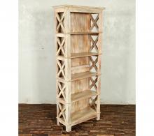 Solid Reclaimed Teak Wood Bookshelf Bookcase Shelving Unit