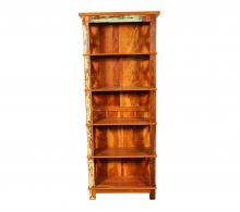 Solid Reclaimed Teak Wood Bookshelf Bookcase Shelving Unit