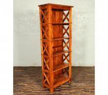 Solid Reclaimed Teak Wood Bookshelf Bookcase Shelving Unit