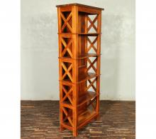 Solid Reclaimed Teak Wood Bookshelf Bookcase Shelving Unit