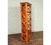 Solid Reclaimed Teak Wood Bookshelf Bookcase Shelving Unit