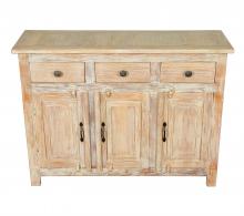 SOLID RECLAIMED TEAK 3 DOOR, 3 DRAWER  CABINET CONSOLE SIDEBOARD