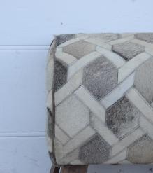  GENUINE LEATHER STOOL BENCH