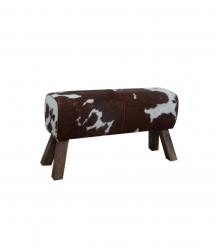 GENUINE LEATHER STOOL BENCH 