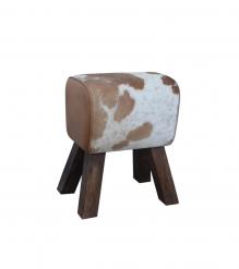 GENUINE LEATHER STOOL BENCH