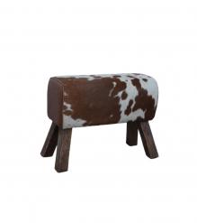 GENUINE LEATHER STOOL BENCH
