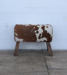 GENUINE LEATHER STOOL BENCH