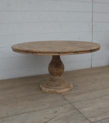 ROUND SOLID WOOD DINING TABLE