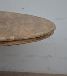 ROUND SOLID WOOD DINING TABLE