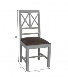 Wood And Leather Chair