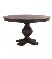 ROUND SOLID WOOD DINING TABLE