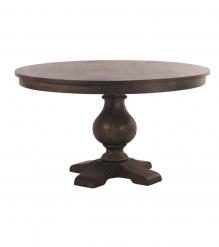 ROUND SOLID WOOD DINING TABLE