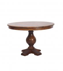 ROUND SOLID WOOD DINING TABLE