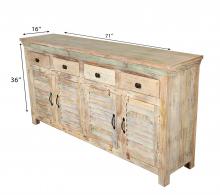 SOLID RECLAIMED TEAK WOOD SIDEBOARD