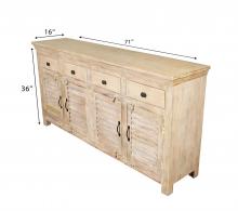 SOLID RECLAIMED TEAK WOOD SIDEBOARD