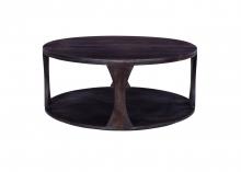 SOLID WOOD ROUND COFFEE TABLE