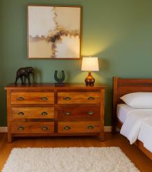 SOLID RECLAIMED TEAK WOOD DRESSER SIDEBOARD BUREAU