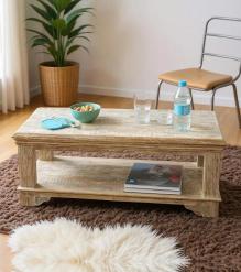 SOLID RECLAIMED TEAK WOOD COFFEE TABLE