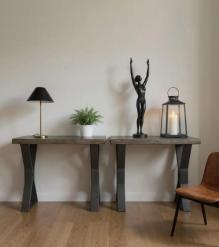 LIVE EDGE SOLID ACACIA CONSOLE / SOFA TABLE