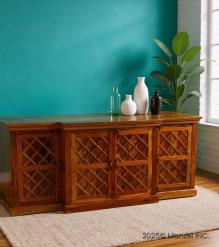 SOLID RECLAIMED TEAK WOOD SIDEBOARD CABINET