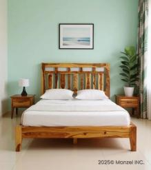 QUEEN ROSEWOOD BED