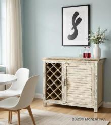 SOLID RECLAIMED TEAK WOOD WINE LIQUOR BAR