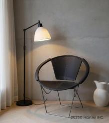 FULL HIDE LEATHER & IRON CHAIR