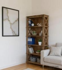 SOLID WOOD BOOKCASE