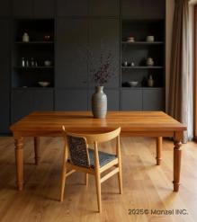 SOLID RECLAIMED TEAK WOOD TABLE