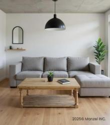 SOLID WOOD COFFEE TABLE - XL