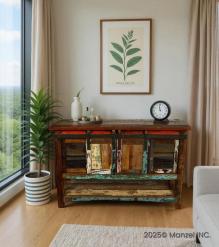 WOOD/IRON CONSOLE