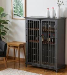 IRON & WOOD CABINET