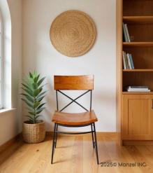 WOODEN IRON CHAIR