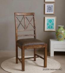 Wood And Leather Chair
