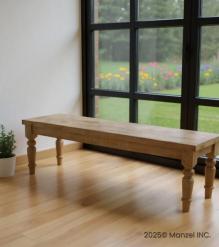 SOLID WOOD BENCH