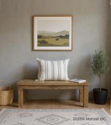 SOLID WOOD BENCH
