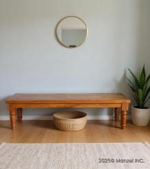 SOLID RECLAIMED TEAK BENCH