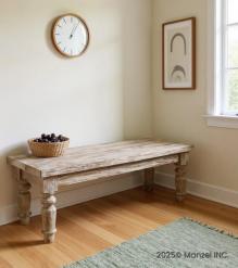 SOLID RECLAIMED TEAK WOOD BENCH