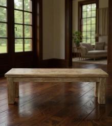 SOLID RECLAIMED TEAK BENCH