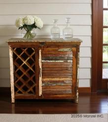 SOLID RECLAIMED TEAK WOOD WINE LIQUOR BAR