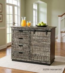 WOODEN SLIDING DOOR SIDE BOARD