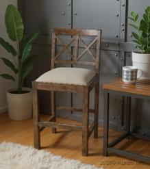 Counter Chair  fabric seat