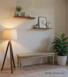 SOLID WOOD BENCH