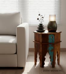 RECLAIMED WOOD END TABLE / NIGHTSTAND