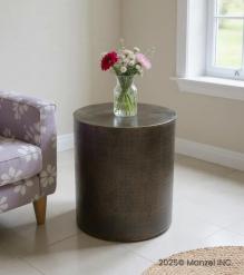 IRON  END TABLE