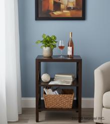 SOLID WOOD END TABLE
