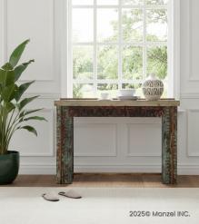 SOLID RECLAIMED TEAK WOOD CONSOLE TABLE